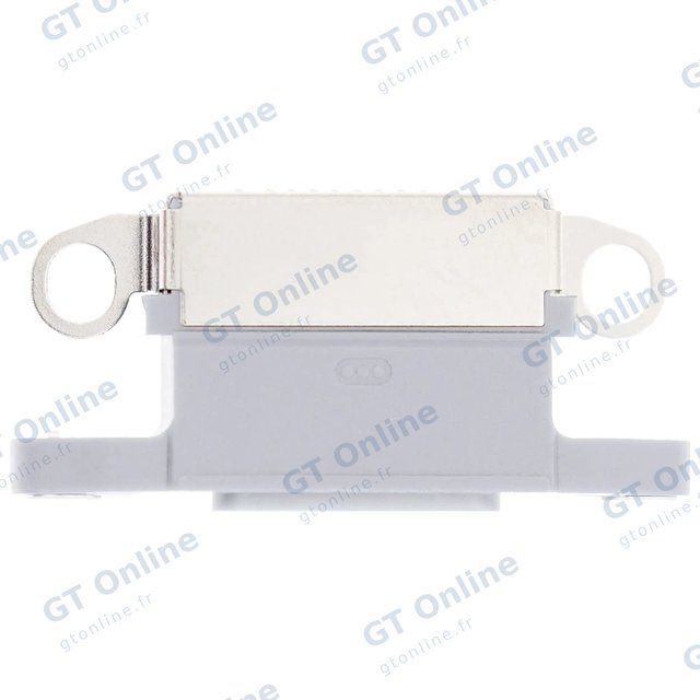 Connecteur de charge nu à souder pour Apple iPhone 12 Pro Max (argent, lot de 10)