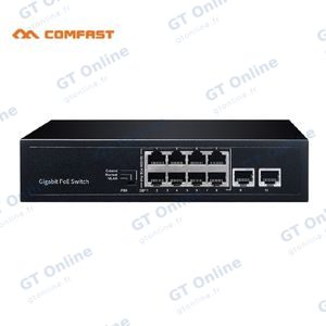 Switch Réseau Comfast CF-SG181P 10 Ports PoE (1000 Mbps)