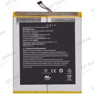 Batterie pour Amazon Fire HD 10 (TG425K) (13th Gen, 2023) / HD 10 Plus (11th Gen,2021) (58-000377/ KHD1011-BTRY)