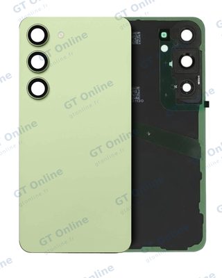 Vitre arrière avec lentilles de caméra pour Samsung Galaxy S24 (pack service origine, vert jade) — vue 1