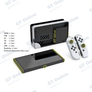 Kit anti-poussière et protections pour Nintendo Switch DOBE TNS-2122 — noir