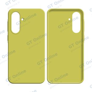 Coque Silicone Compatible pour Samsung Galaxy A36 5G A366/Galaxy A56 5G A566 (#6) Jaune — vue 2