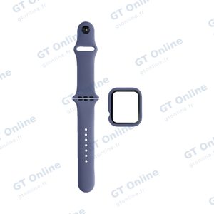Protection Silicone pour Apple Watch 42mm avec Bracelet Sport (14) Violet