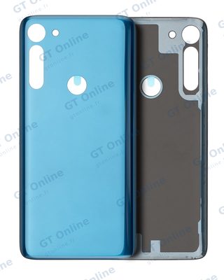 Vitre arrière pour Motorola Moto G8 Power (XT2041-1 / XT2041-3 / 2020) (bleu Capri)