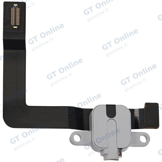 Prise jack pour Apple MacBook Air 15" (A3114 / Mid 2024 / A3241 / Early 2025) (argent)