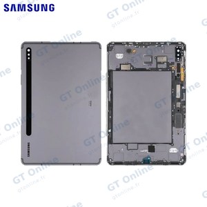 Cache Arrière Original Samsung Galaxy Tab S7 4G T875 GH82-23571A Noir Mystique