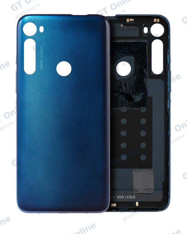Vitre arrière pour Motorola One Fusion Plus (XT2067 / 2020) (Twilight Blue)
