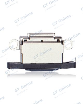 Connecteur de charge nu à souder pour Apple iPhone 15 Pro / 15 Pro Max (titane noir, lot de 10)