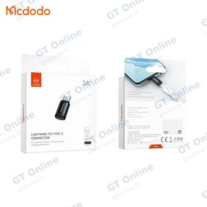 Adaptateur OTG Mcdodo OT-7700 Lightning Femelle vers Type-C Noir — vue 4