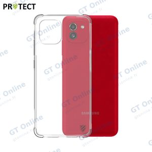 Pack de 10 Coques Silicone Renforcée PROTECT pour Samsung Galaxy A03 A035F Bulk Transparent