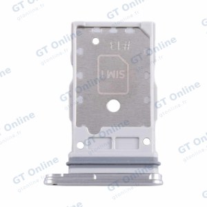Tiroir Sim Premium Samsung Galaxy S24 5G S921/Galaxy S24 Plus 5G S926 Argent