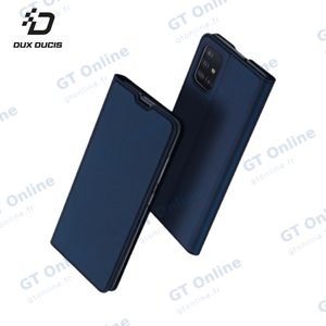 Housse de Protection Skin Pro Dux Ducis pour Samsung Galaxy A51 A515 Bleu
