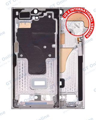 Châssis pour Samsung Galaxy S23 Ultra 5G (version US & internationale, bleu ciel / vert citron)