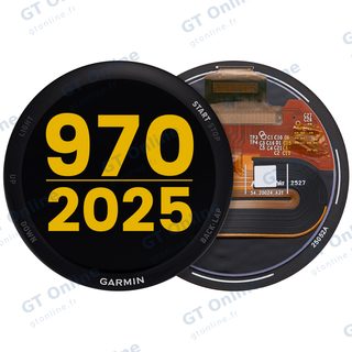 Écran OLED sans châssis pour Garmin Forerunner 970 (2025) (premium, noir)