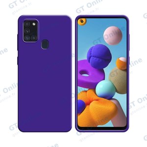 Coque Silicone Compatible pour Samsung Galaxy A21S A217F (#7) Mauve