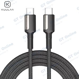 Câble Data USB-C vers USB-C Kuulaa KL-X06 PD 60W (2m) Gris