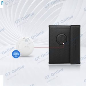 Traceur GPS MILI MiBook Travel Wallet Étui Passeport avec MiTag Intégrée Android Noir — vue 2