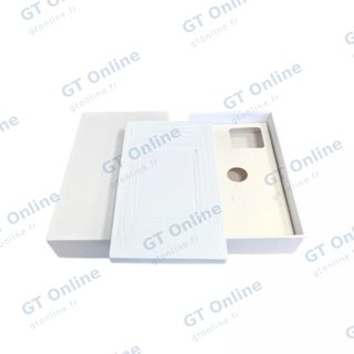 Boîte blanche pour smartphone reconditionné avec mousse ajustable