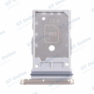 Tiroir Sim Premium Samsung Galaxy S24 5G S921/Galaxy S24 Plus 5G S926 Crème