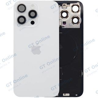 Vitre arrière pour Apple IPhone 15 Pro Max (origine, White Titanium)