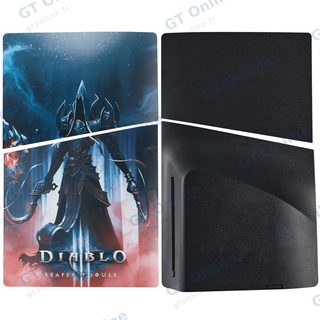 Façades haut et bas pour Sony PlayStation 5 Slim avec lecteur — Diablo Reaper of Souls
