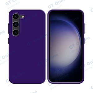 Coque Silicone Compatible pour Samsung Galaxy S23 Plus 5G S916 (#7) Mauve