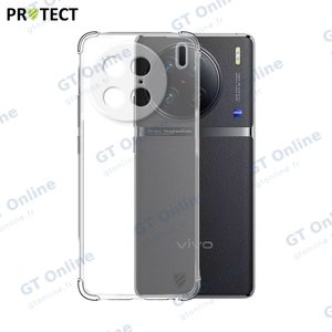 Coque Silicone Renforcée PROTECT pour Vivo X90 Pro Transparent