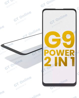 Vitre d’écran avec OCA pour Motorola Moto G9 Power (XT2091 / 2020)