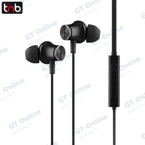 Écouteurs Filaires USB-C T'nb C-BUDS à Réduction de Bruit Active ESTYPEC2NCBK Noir