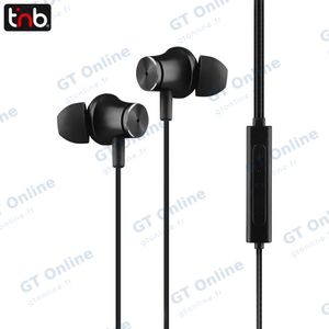 Écouteurs Filaires USB-C T'nb C-BUDS à Réduction de Bruit Active ESTYPEC2NCBK Noir