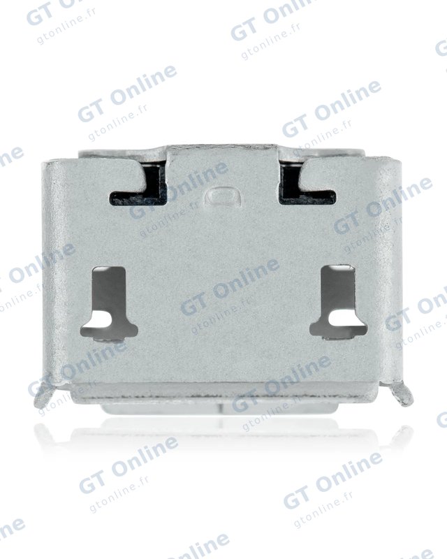 Connecteur de charge à souder — format Micro B, 5 broches, 2 points de fixation (C024)