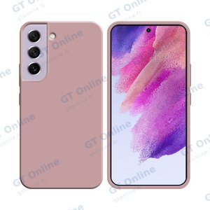 Coque Silicone Compatible pour Samsung Galaxy S21 FE G990 (#17) Rose