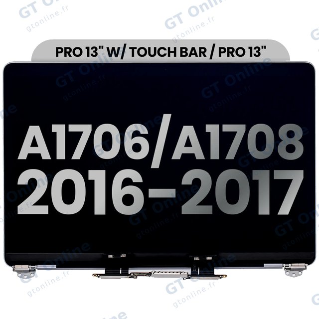 Écran pour Apple MacBook Pro 13" A1706 / A1708 (2016-2017) (origine d'occasion, gris sidéral)