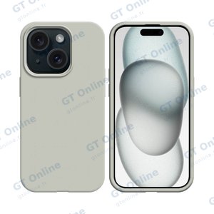 Coque Silicone Compatible pour Apple iPhone 15 (#09) Blanc