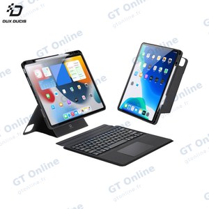 Housse de Protection avec Clavier Rétroéclairé DK Dux Ducis pour Apple iPad Pro 12.9" (3e génération)/iPad Pro