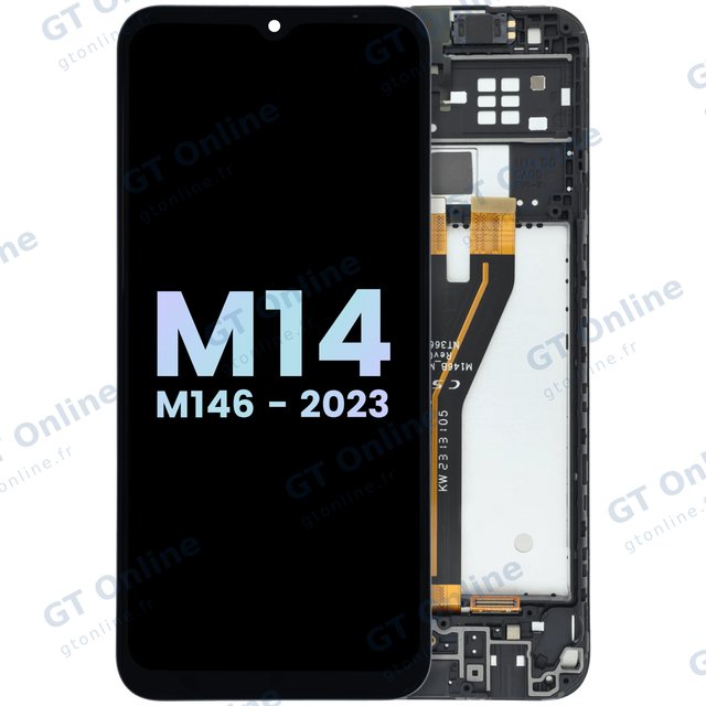 Écran LCD avec châssis pour Samsung Galaxy M14 (M146) (pack service origine, toutes couleurs)