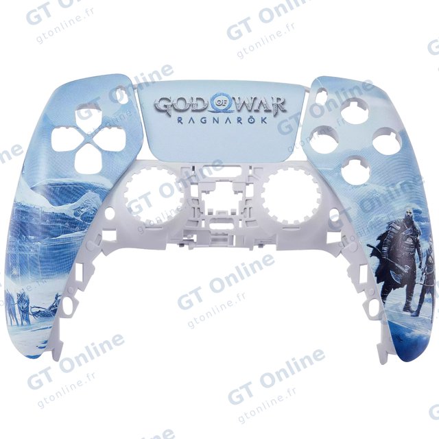 Pièce console de jeu pour Sony PlayStation 5 (God of War, bleu, lot de 2)