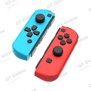 Manettes Joy-Con gauche/droite Animal Crossing pour Nintendo Switch DOBE TNS-1864X — bleu/vert