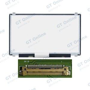 Dalle Ordinateur Portable 17.3" Slim HD+ (1600x900) LCD 60Hz, 30pin Gauche 19mm, Fixation Haut Bas ~398mm