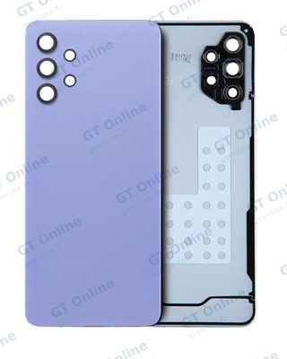 Vitre arrière pour Samsung Galaxy A32 5G (A326 / 2021) (pack service origine, violet Awesome)