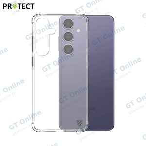 Coque Silicone Renforcée PROTECT pour Samsung Galaxy S24 5G S921 Transparent