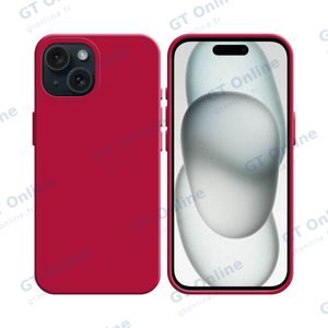 Coque Silicone Compatible pour Apple iPhone 11 Rose Rouge