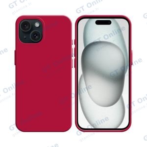 Coque Silicone Compatible pour Apple iPhone 11 Rose Rouge