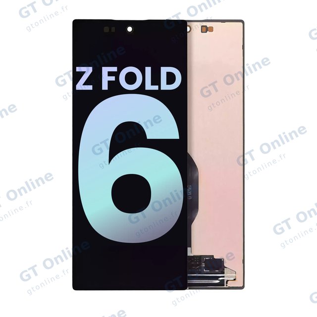Écran OLED extérieur sans châssis pour Samsung Galaxy Z Fold 6 5G (pack service origine, toutes couleurs)
