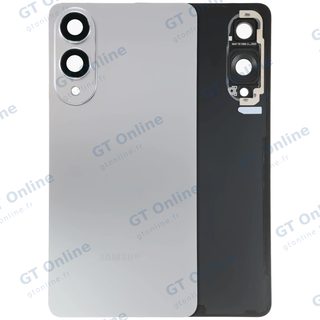 Vitre arrière pour Samsung Galaxy S25 Edge 5G (pack service origine, titane argent)