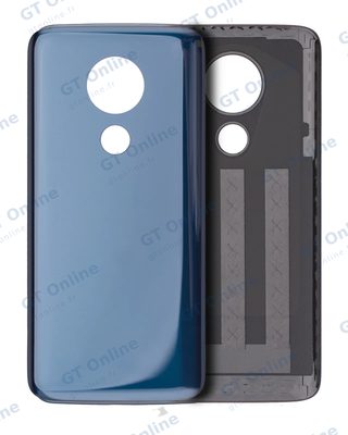 Vitre arrière pour Motorola Moto G7 Power (XT1955 / XT1955-5 / XT1955-6 / XT1955-7 2019) (version US, origine, Marine Blue)