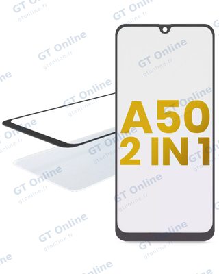Vitre d’écran avec OCA pour Samsung Galaxy A50 (A505 / 2019)