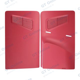 Pièce console de jeu pour Sony PlayStation 5 Slim (rouge Rose, lot de 2)