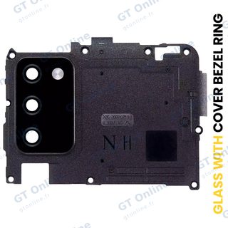 Vitre de caméra arrière pour Samsung Galaxy A02S (A025 / 2020) (noir, N Version)