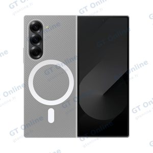 Coque Silicone MagSafe Compatible pour Samsung Galaxy Z Fold 6 5G F956 Transparent — vue 2